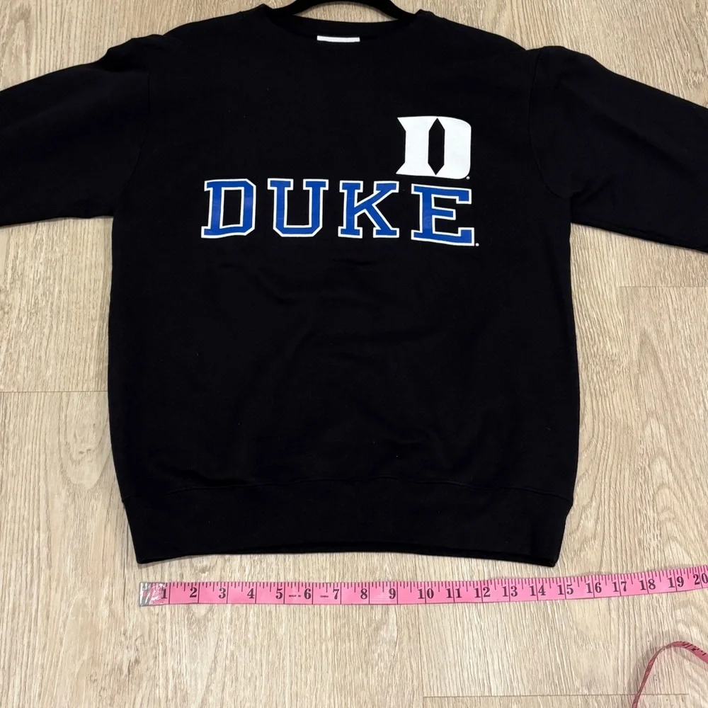Champion Duke Official Licensed Blue Devils Black Crewneck Sweatshirt Unisex SM